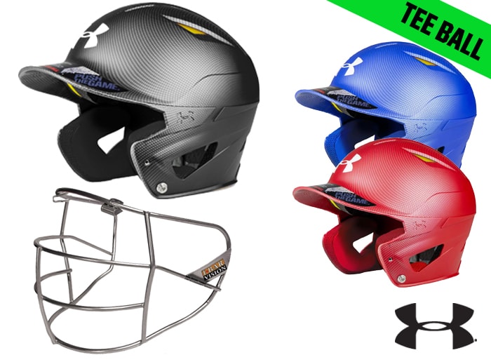 Image features a UA Batting Helmet